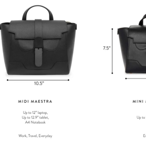 Senreve black midi maestro bag - Picture 11 of 11